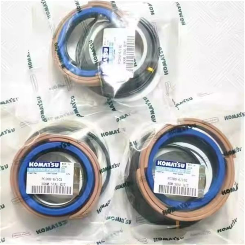 Excavator Oil Cylinder Repair Kit Seal Oil Sealing Parts Suitable for Doosan Caterpillar Bobcat Volvo, Various Brands and Models